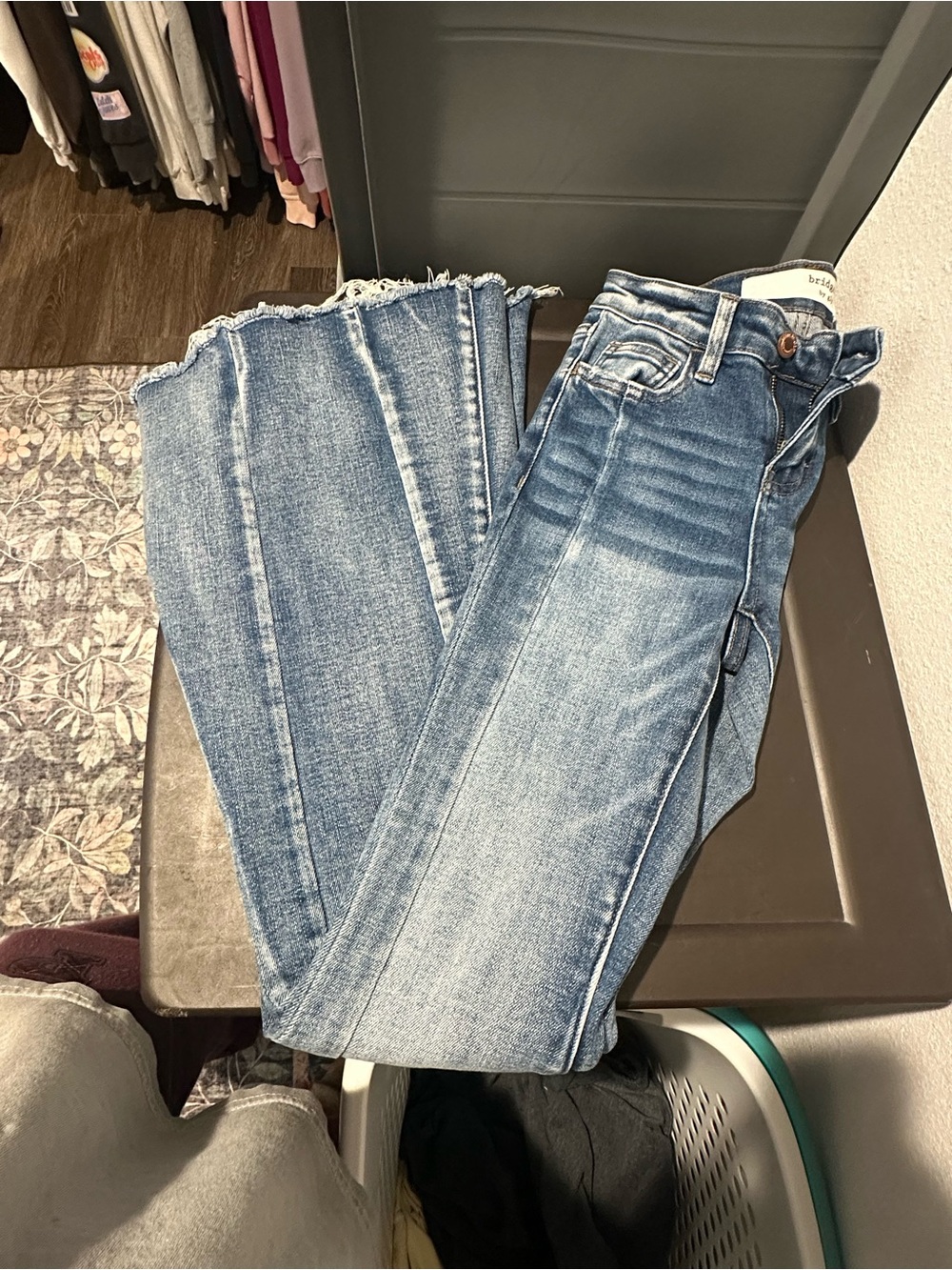 Western flare bridge by gly buckle jeans
